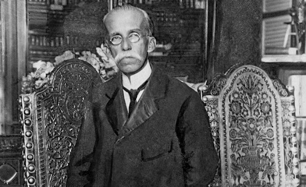 Ruy Barbosa em sua biblioteca, sem data Arquivo NacionalFundo Correio da Manhã.