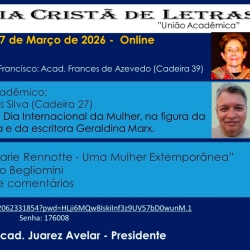 Convite 2ª Tertúlia - Palestra Helio Begliomini - “Marie Rennotte – Uma Mulher Extemporânea”