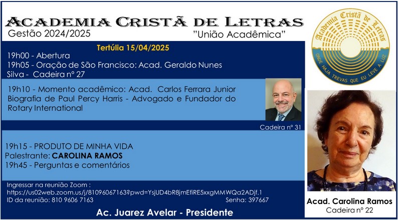 Tertúlia 15 de abril de 2025 Carolina Ramos 95195